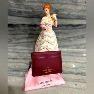 Kate Spade Small Leather‎ Slim Card Holder w/Dust Bag